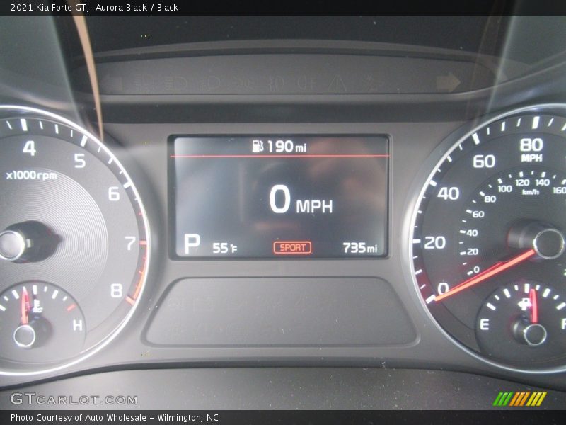 Aurora Black / Black 2021 Kia Forte GT