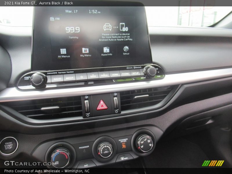Aurora Black / Black 2021 Kia Forte GT