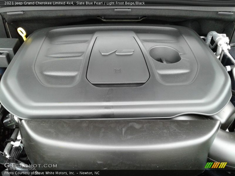 Slate Blue Pearl / Light Frost Beige/Black 2021 Jeep Grand Cherokee Limited 4x4