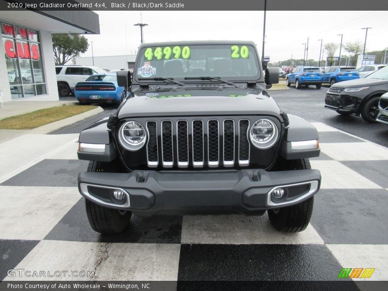 Black / Black/Dark Saddle 2020 Jeep Gladiator Overland 4x4