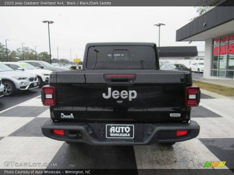 Black / Black/Dark Saddle 2020 Jeep Gladiator Overland 4x4