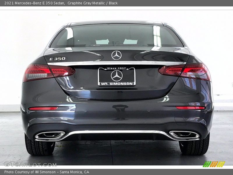 Graphite Gray Metallic / Black 2021 Mercedes-Benz E 350 Sedan