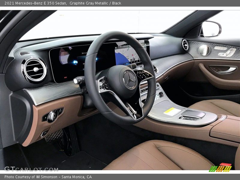 Graphite Gray Metallic / Black 2021 Mercedes-Benz E 350 Sedan