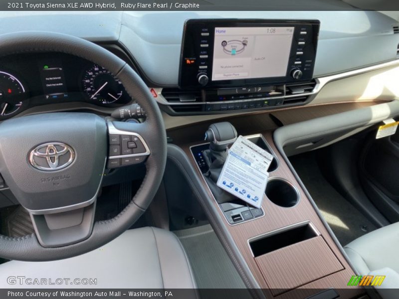 Ruby Flare Pearl / Graphite 2021 Toyota Sienna XLE AWD Hybrid