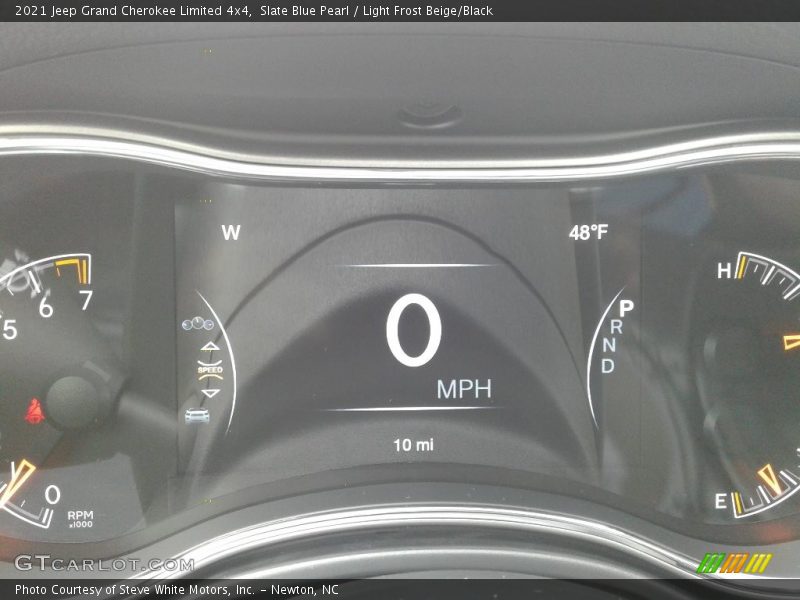 Slate Blue Pearl / Light Frost Beige/Black 2021 Jeep Grand Cherokee Limited 4x4