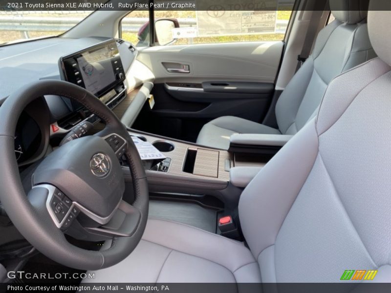 Ruby Flare Pearl / Graphite 2021 Toyota Sienna XLE AWD Hybrid