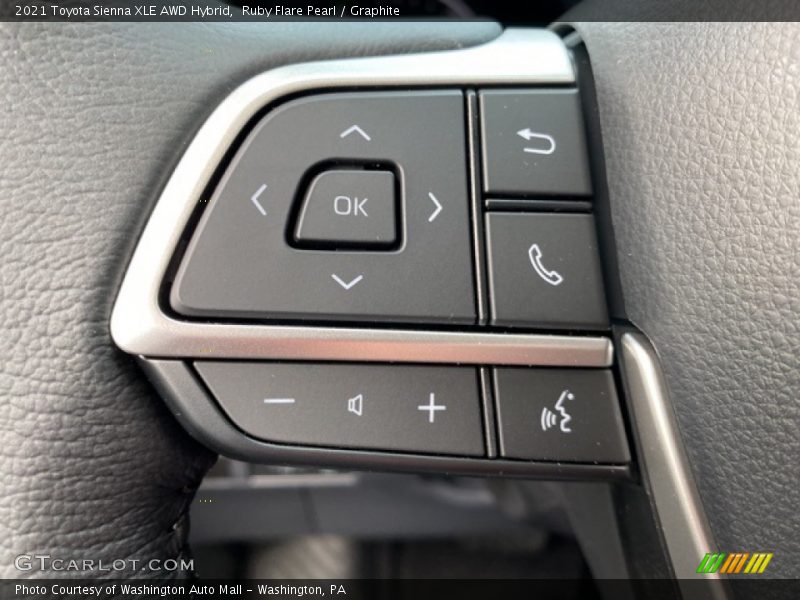 Ruby Flare Pearl / Graphite 2021 Toyota Sienna XLE AWD Hybrid