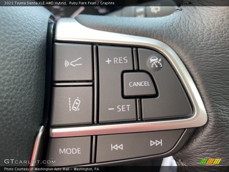 Ruby Flare Pearl / Graphite 2021 Toyota Sienna XLE AWD Hybrid
