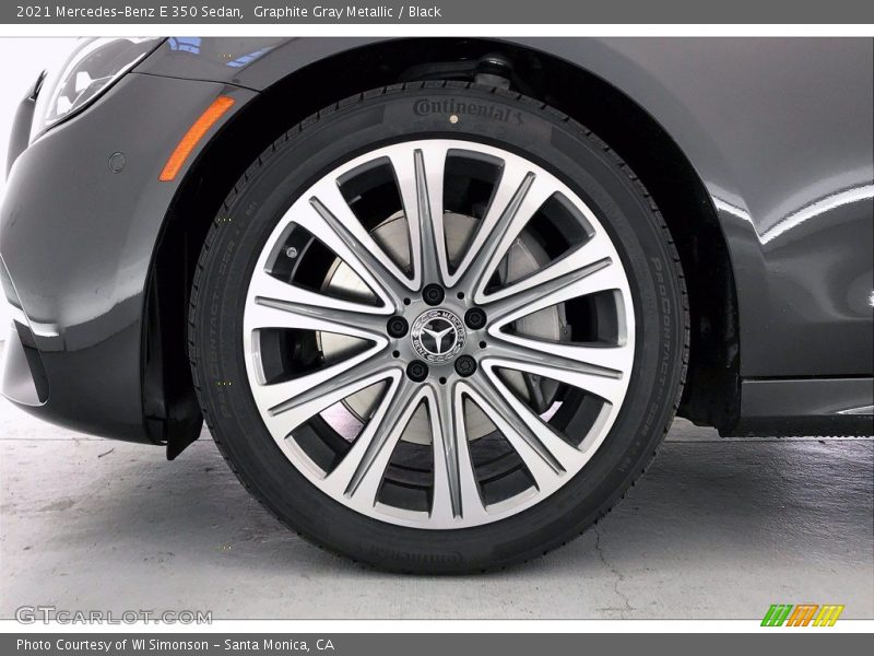 Graphite Gray Metallic / Black 2021 Mercedes-Benz E 350 Sedan