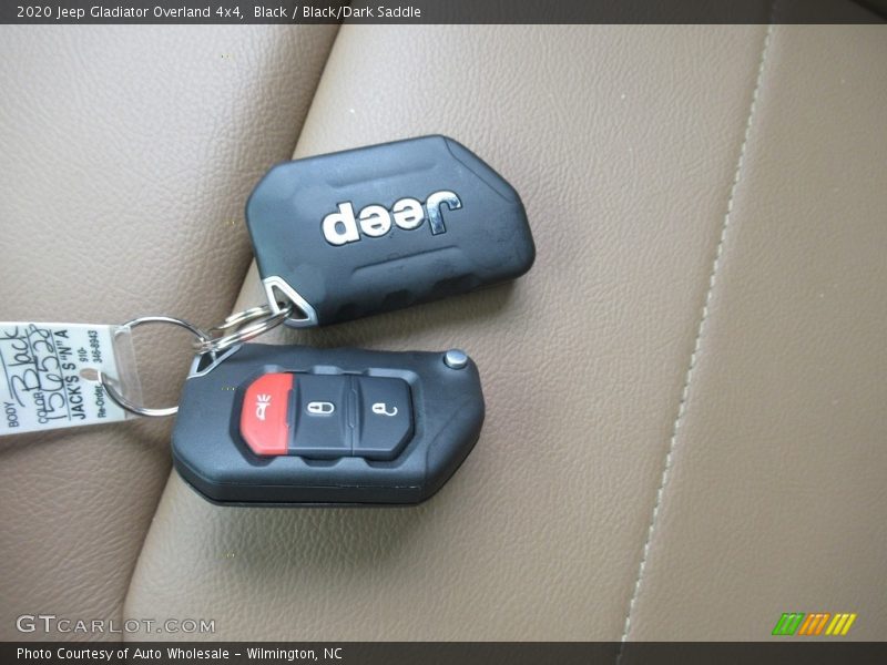 Black / Black/Dark Saddle 2020 Jeep Gladiator Overland 4x4