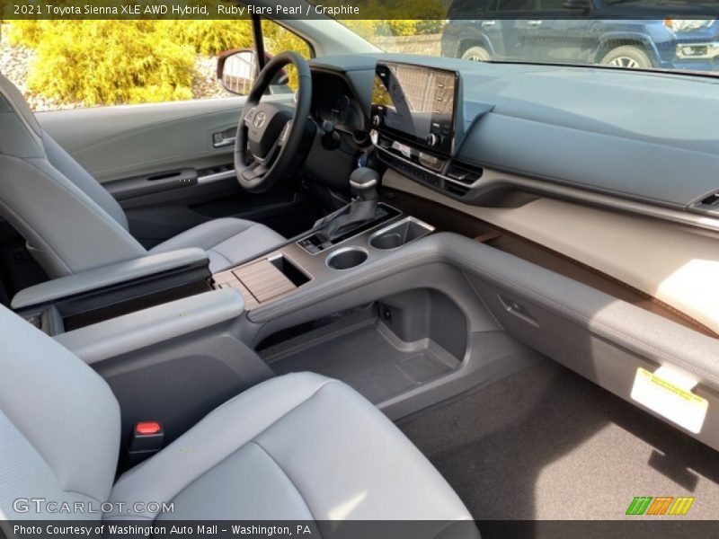 Ruby Flare Pearl / Graphite 2021 Toyota Sienna XLE AWD Hybrid