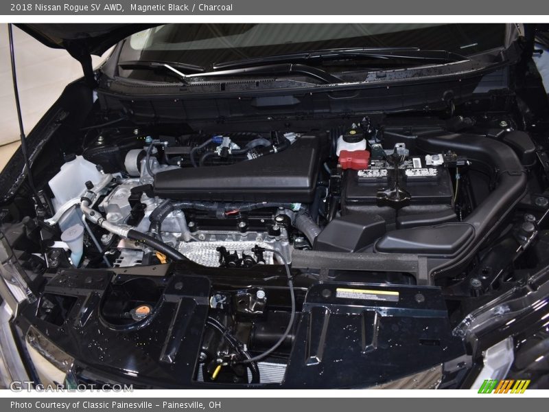 Magnetic Black / Charcoal 2018 Nissan Rogue SV AWD