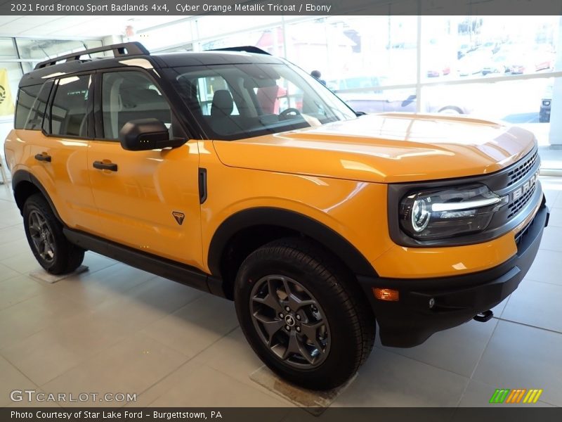  2021 Bronco Sport Badlands 4x4 Cyber Orange Metallic Tricoat