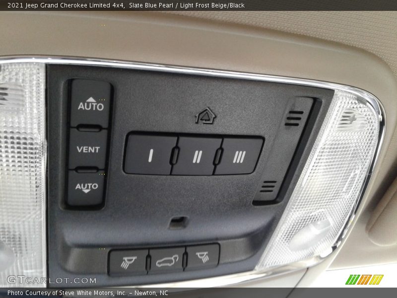 Slate Blue Pearl / Light Frost Beige/Black 2021 Jeep Grand Cherokee Limited 4x4