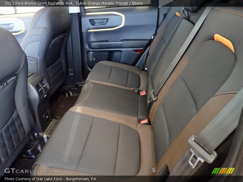 Rear Seat of 2021 Bronco Sport Badlands 4x4