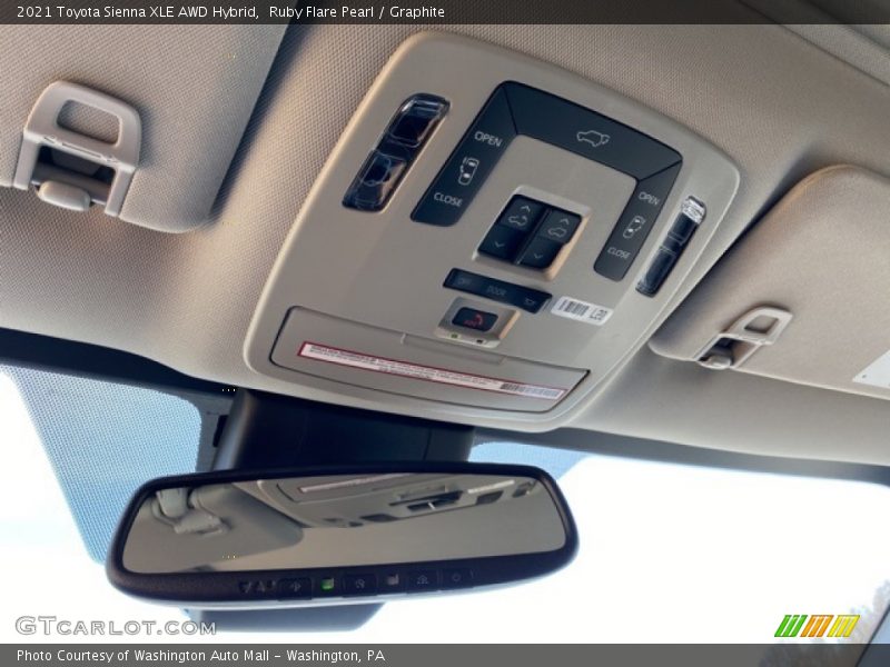 Ruby Flare Pearl / Graphite 2021 Toyota Sienna XLE AWD Hybrid