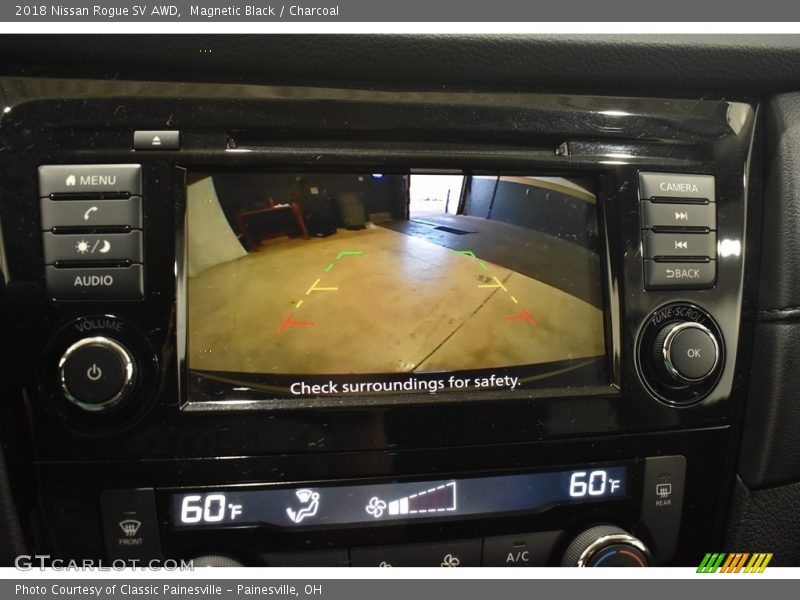 Magnetic Black / Charcoal 2018 Nissan Rogue SV AWD