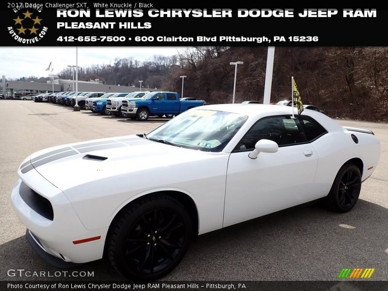 White Knuckle / Black 2017 Dodge Challenger SXT