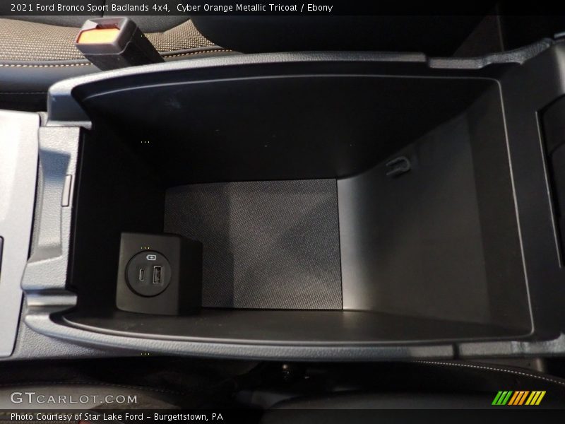 Cyber Orange Metallic Tricoat / Ebony 2021 Ford Bronco Sport Badlands 4x4