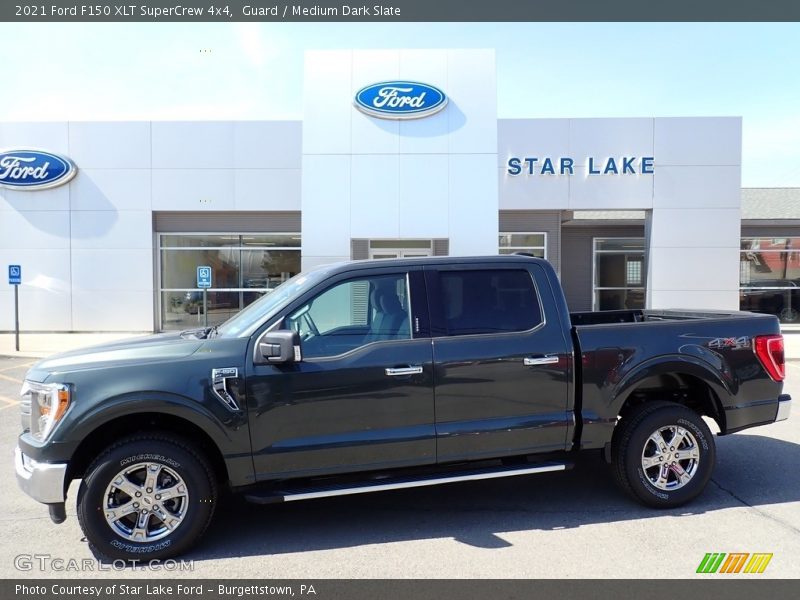 Guard / Medium Dark Slate 2021 Ford F150 XLT SuperCrew 4x4