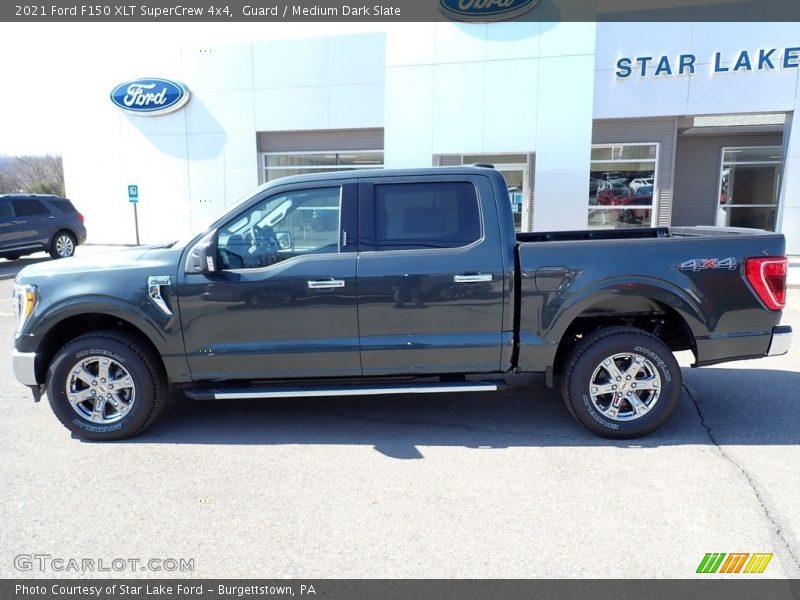 Guard / Medium Dark Slate 2021 Ford F150 XLT SuperCrew 4x4