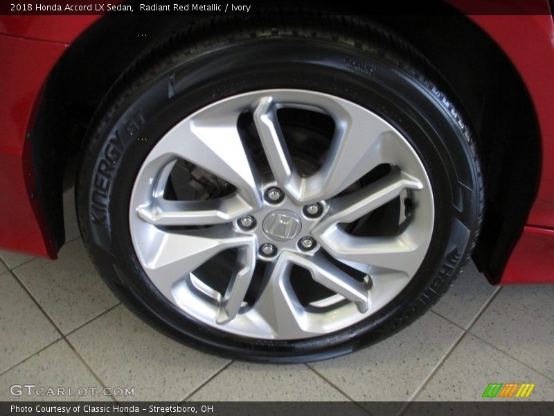 Radiant Red Metallic / Ivory 2018 Honda Accord LX Sedan