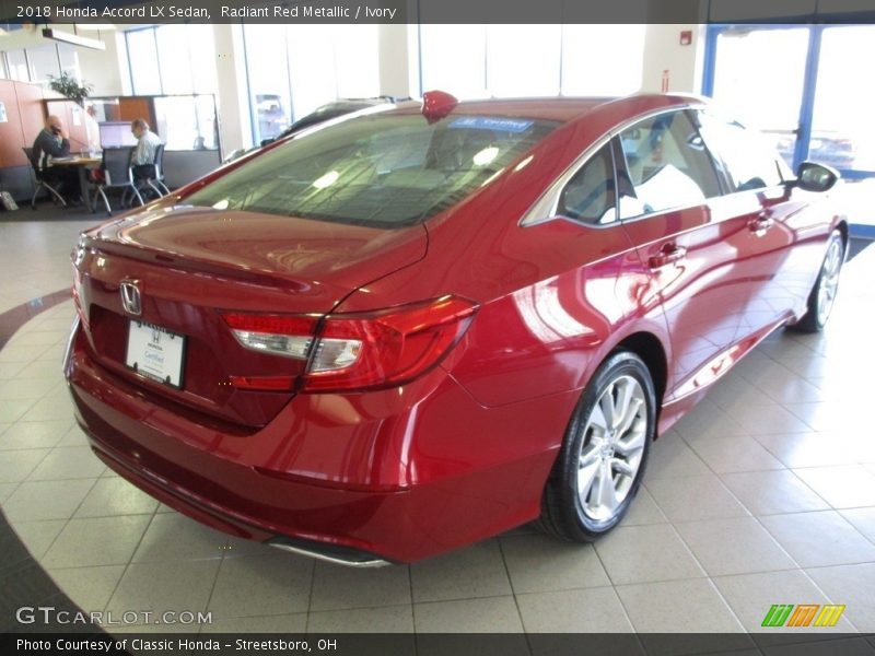 Radiant Red Metallic / Ivory 2018 Honda Accord LX Sedan