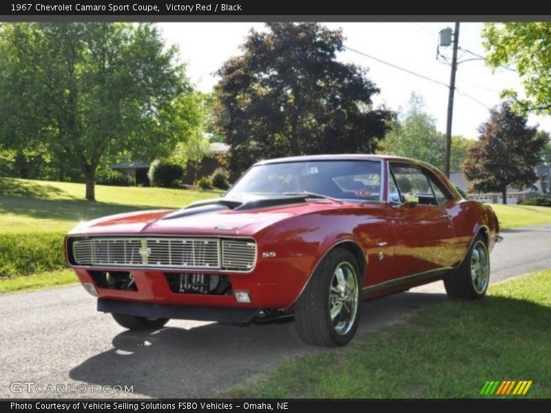 Victory Red / Black 1967 Chevrolet Camaro Sport Coupe