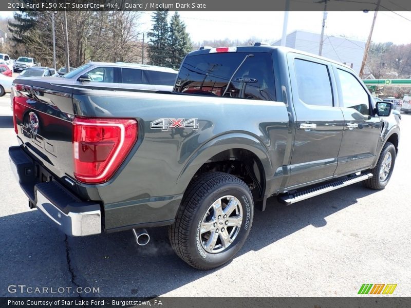 Guard / Medium Dark Slate 2021 Ford F150 XLT SuperCrew 4x4