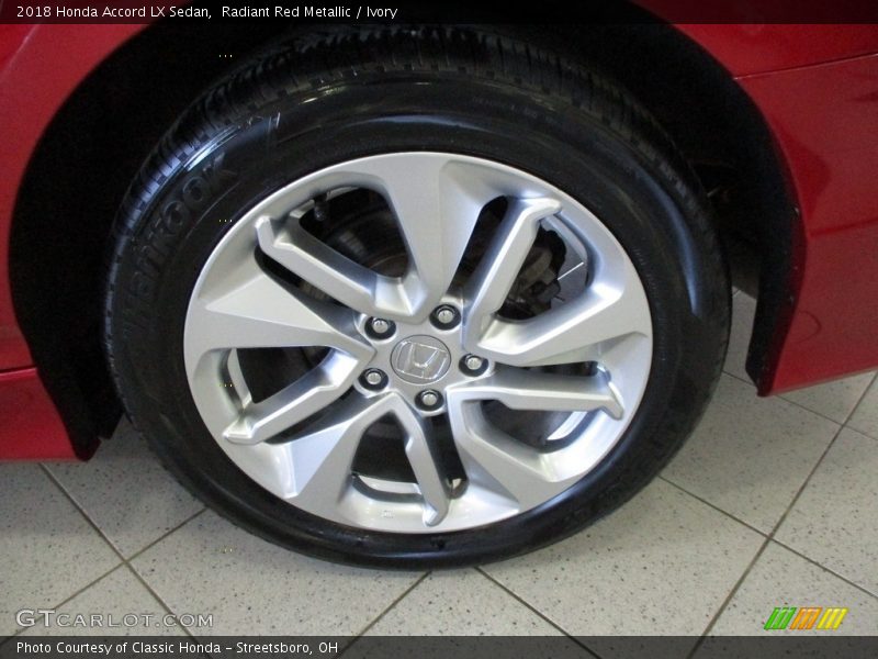 Radiant Red Metallic / Ivory 2018 Honda Accord LX Sedan