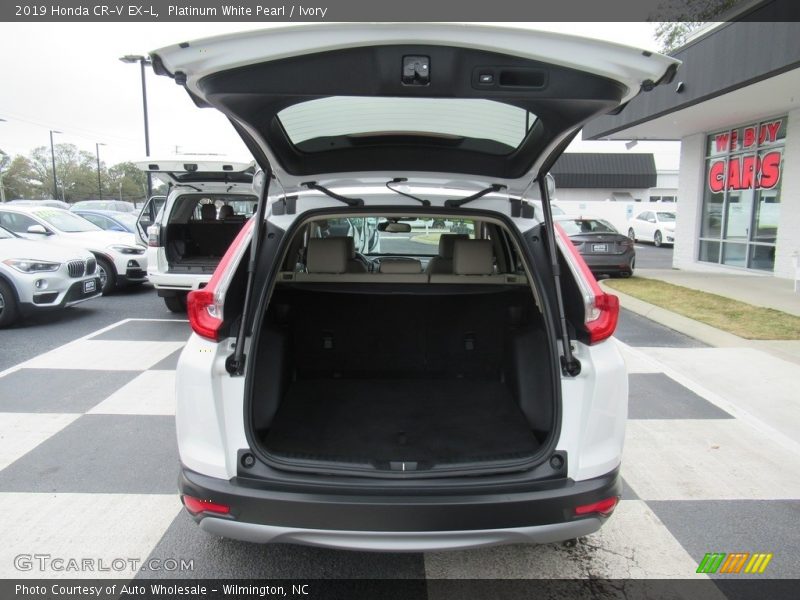 Platinum White Pearl / Ivory 2019 Honda CR-V EX-L