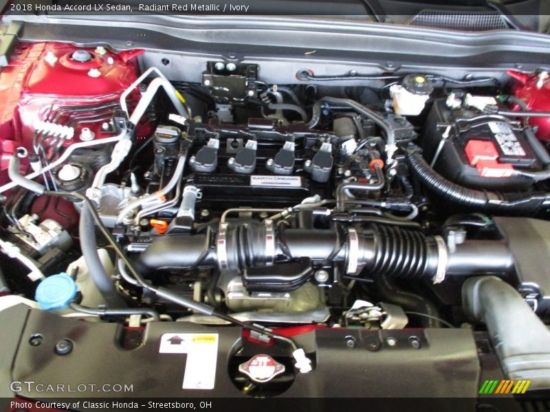 Radiant Red Metallic / Ivory 2018 Honda Accord LX Sedan