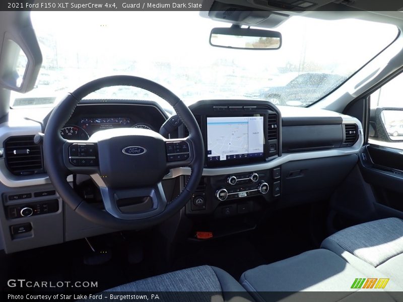 Guard / Medium Dark Slate 2021 Ford F150 XLT SuperCrew 4x4