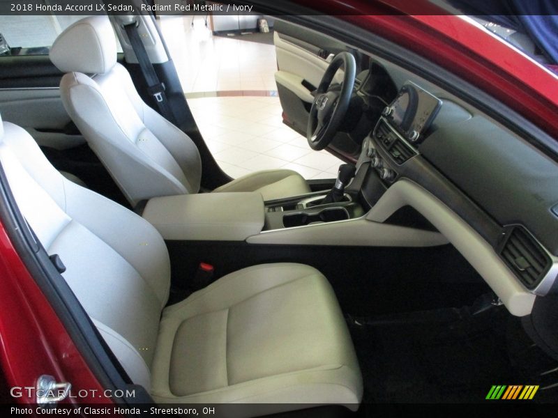 Radiant Red Metallic / Ivory 2018 Honda Accord LX Sedan