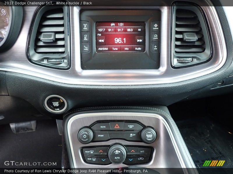 White Knuckle / Black 2017 Dodge Challenger SXT