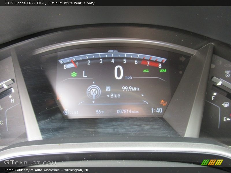 Platinum White Pearl / Ivory 2019 Honda CR-V EX-L