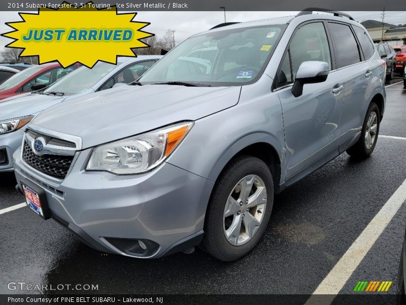 Ice Silver Metallic / Black 2014 Subaru Forester 2.5i Touring