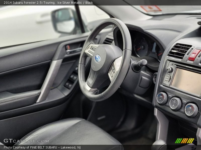 Ice Silver Metallic / Black 2014 Subaru Forester 2.5i Touring