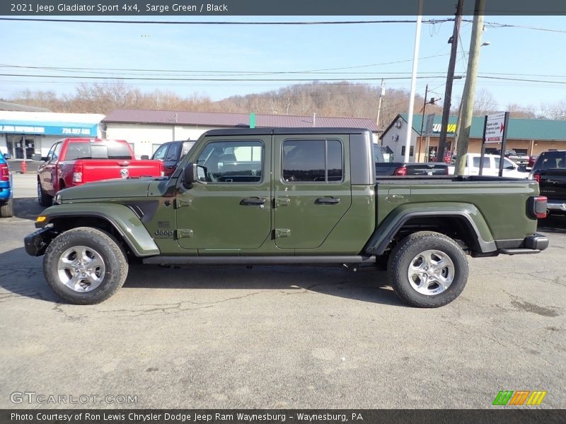 Sarge Green / Black 2021 Jeep Gladiator Sport 4x4