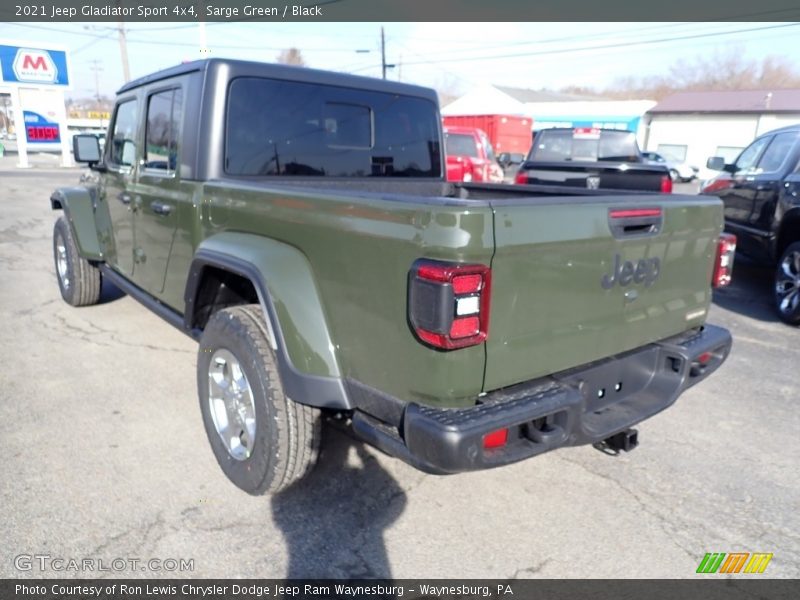 Sarge Green / Black 2021 Jeep Gladiator Sport 4x4