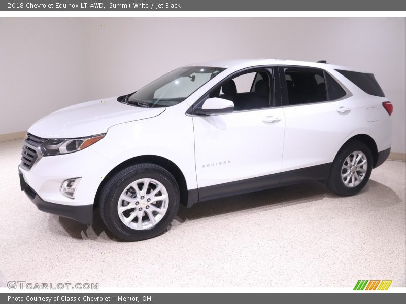 Summit White / Jet Black 2018 Chevrolet Equinox LT AWD