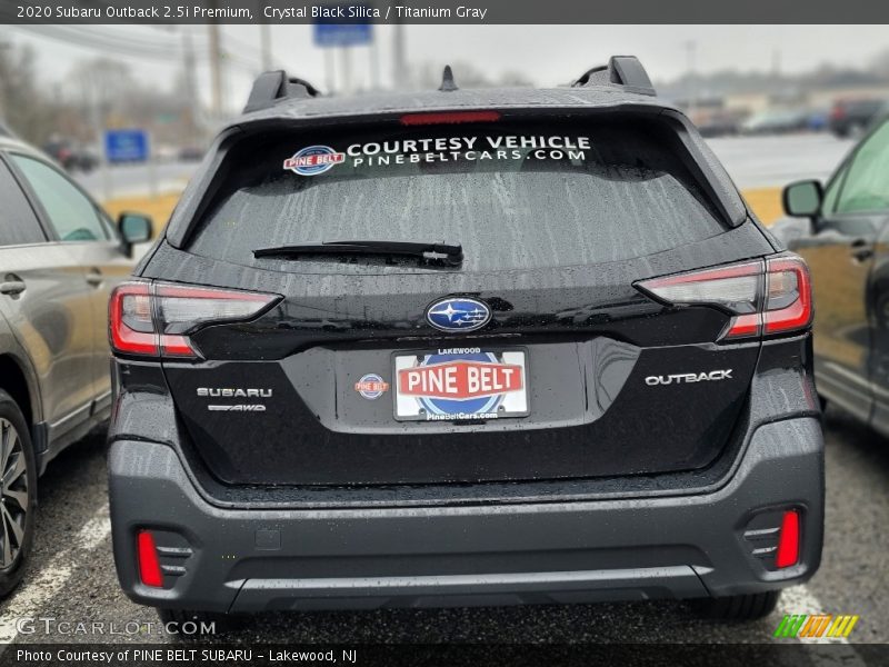 Crystal Black Silica / Titanium Gray 2020 Subaru Outback 2.5i Premium