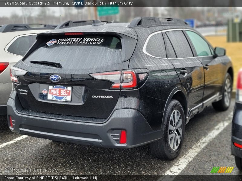 Crystal Black Silica / Titanium Gray 2020 Subaru Outback 2.5i Premium