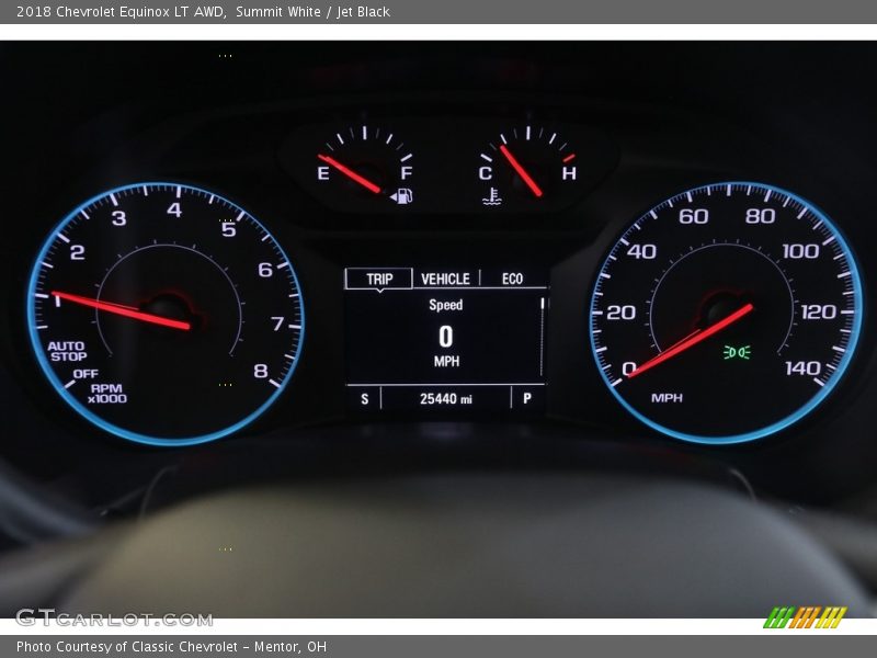 Summit White / Jet Black 2018 Chevrolet Equinox LT AWD