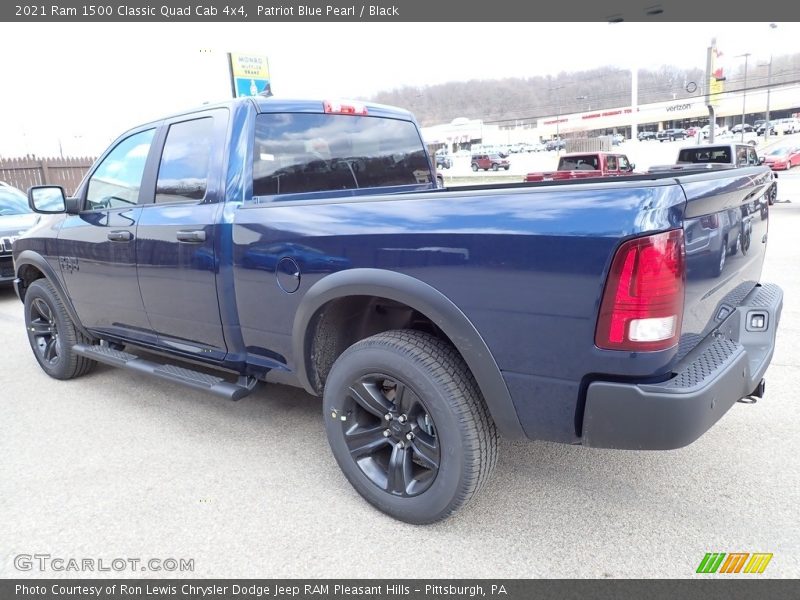 Patriot Blue Pearl / Black 2021 Ram 1500 Classic Quad Cab 4x4