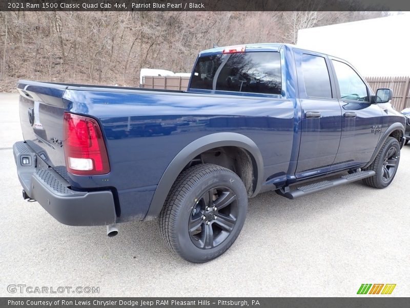 Patriot Blue Pearl / Black 2021 Ram 1500 Classic Quad Cab 4x4