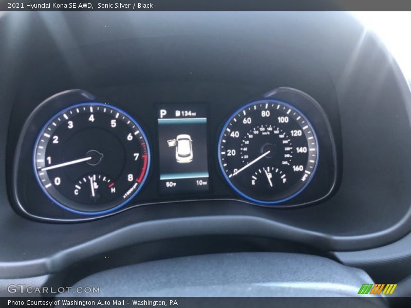 Sonic Silver / Black 2021 Hyundai Kona SE AWD
