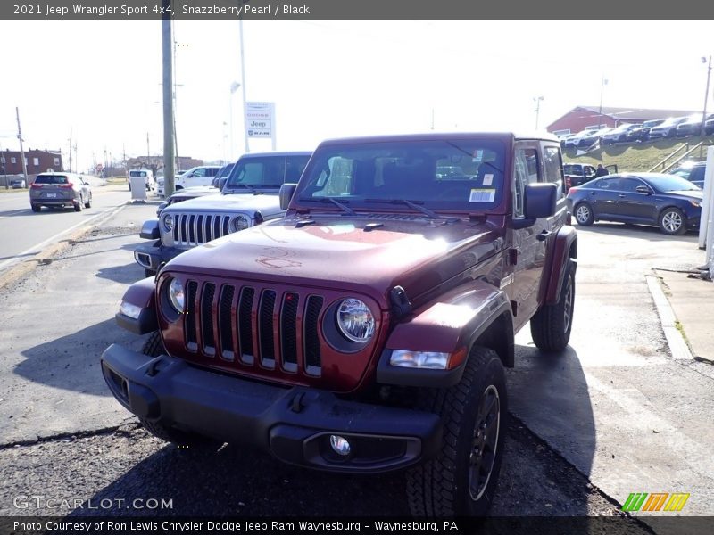 Snazzberry Pearl / Black 2021 Jeep Wrangler Sport 4x4