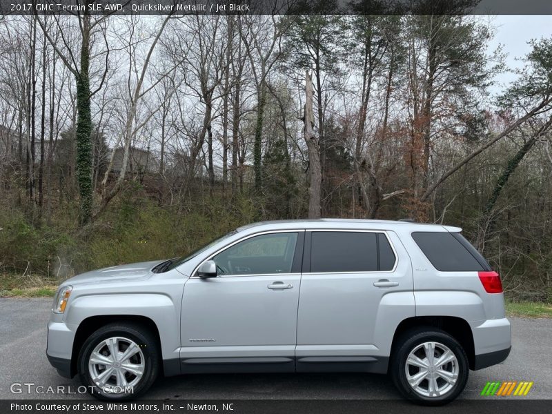 Quicksilver Metallic / Jet Black 2017 GMC Terrain SLE AWD