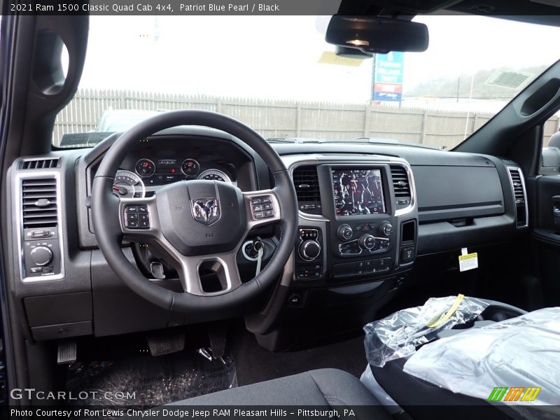 Patriot Blue Pearl / Black 2021 Ram 1500 Classic Quad Cab 4x4